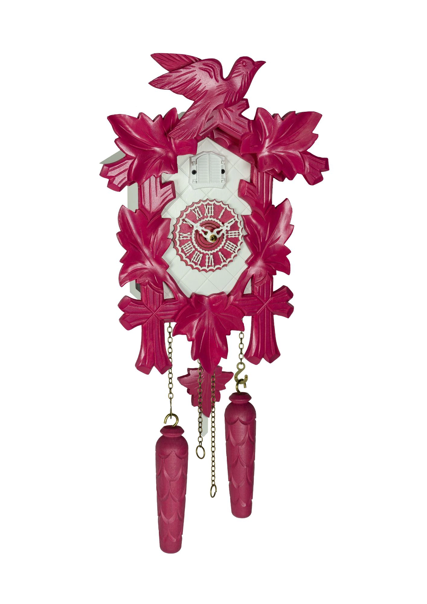 Cuckoo Clock | Modern Pink | Battery