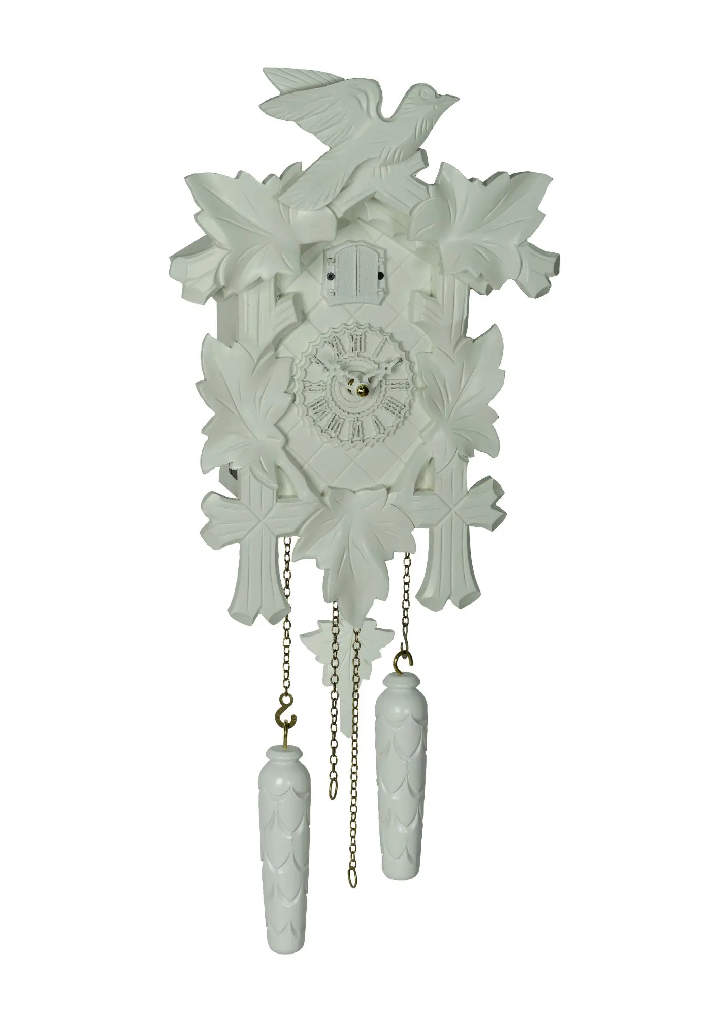 Cuckoo Clock | Modern White | Battery