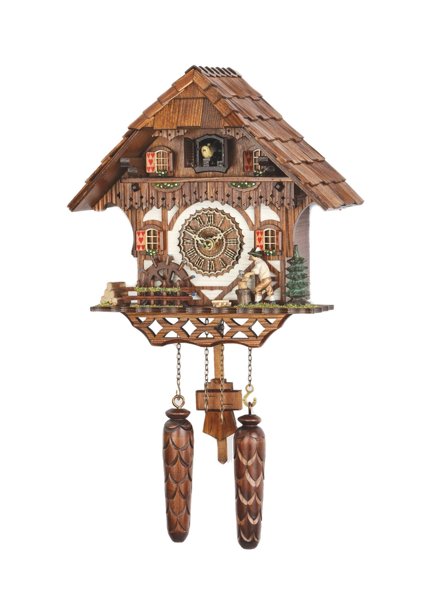 Cuckoo Clock | Hearty Wood Chopper | Battery