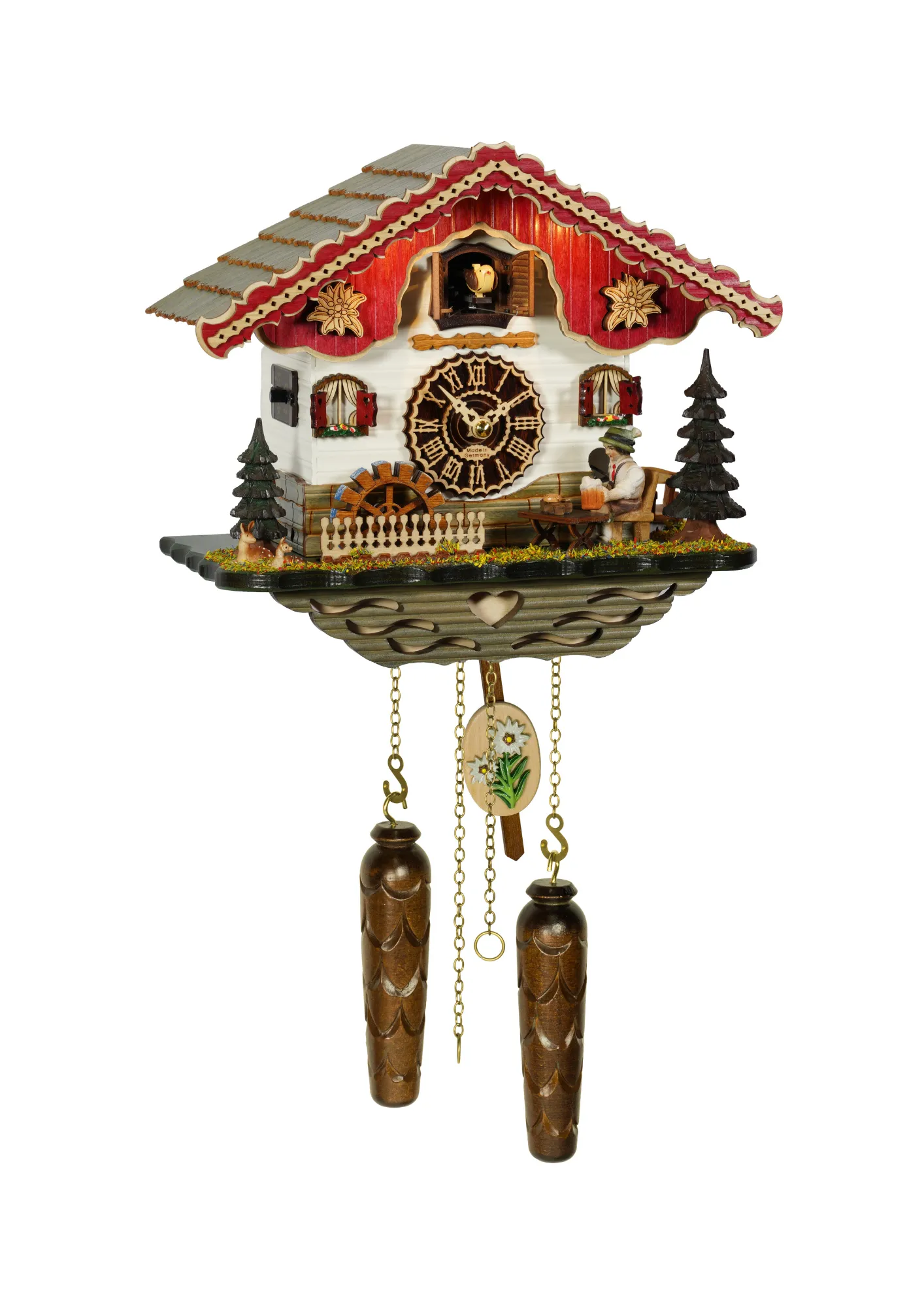 Cuckoo Clock | Beer Drinker with LED lights | Battery
